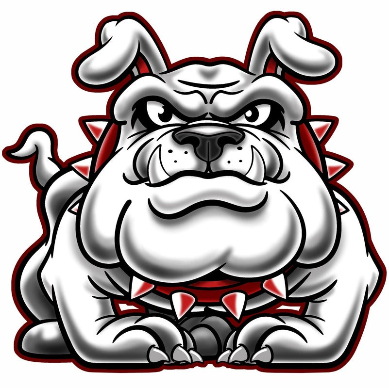 Bulldog Vinyl Sticker